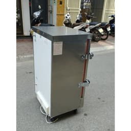 "Tủ hấp đa năng cho gà ủ muối, giò, chả, xúc xích, lạp xưởng và gà đông tảo"có các dòng 6-8-10-12 khay 2