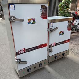Tủ hấp 8 khay cho cơm, xúc xích, giò chả - Giải pháp nấu ăn tiện lợi, tiết kiệm thời gian. 1