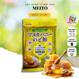 Kẹo Meito ngậm thông họng mật ong Manuka 51g Nội Địa Nhật Bản 1