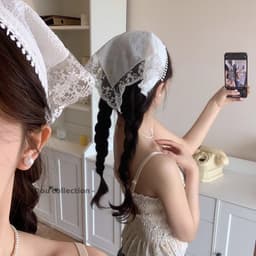 Băng Đô Trơn Unisex, Cài Tóc Ren Hottrend Phong Cách Hàn Quốc Thời Trang Xuân Hè Dễ Phối Đồ - Mã BD025 9