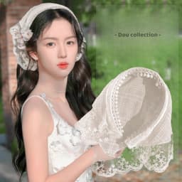 Băng Đô Trơn Unisex, Cài Tóc Ren Hottrend Phong Cách Hàn Quốc Thời Trang Xuân Hè Dễ Phối Đồ - Mã BD025 3