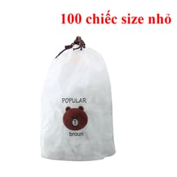 Màng bọc thực phẩm co giãn bo chun có đựng túi gấu set 100 chiếc - Shop Dbavio 6
