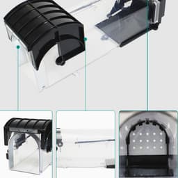 Hộp bẫy chuột trong suốt thông minh, hiệu quả cho gia đình, tự động bắt chuột trong bếp 4