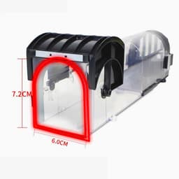 Hộp bẫy chuột trong suốt thông minh, hiệu quả cho gia đình, tự động bắt chuột trong bếp 3