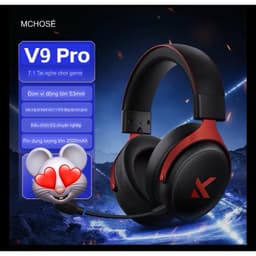 (Gear Việt) Tai nghe Gaming Mchose V9/V9 Pro - Tai nghe Wired/Wireless/Bluetooth - Âm thanh 7.1 4