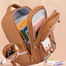 [HÀNG LOẠI 1] Balo chống gù cho học sinh cấp 1 cấp 2 cặp siêu nhẹ ba lô chuột capybara melody 5