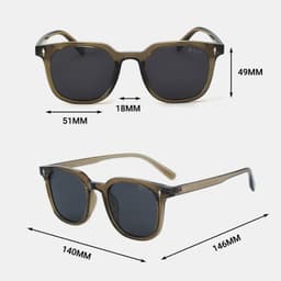 Kính mắt nữ ELLY EK149 gọng TR90 tròng phân cực TAC chống tia UV400 chống chói tăng độ rõ nét thời trang cao cấp 4