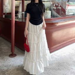 [Có Bigsize 45-85kg] Chân Váy Maxi Nữ Limo Dáng Dài Suông Xòe 2 Lớp Mềm Mại Mặc Đi Chơi MS321 7