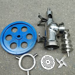 Máy đùn thịt cối 32 bằng inox, không bao gồm motor, hiệu quả cao trong chế biến thực phẩm. 5