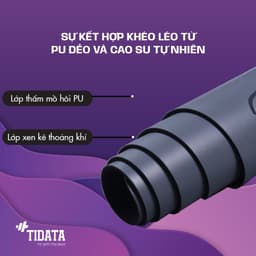 Thảm yoga cao su PU thiên nhiên, định tuyến 183x68cm 5mm có tại Gym Sport 5