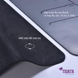 Thảm yoga cao su PU thiên nhiên, định tuyến 183x68cm 5mm có tại Gym Sport 6