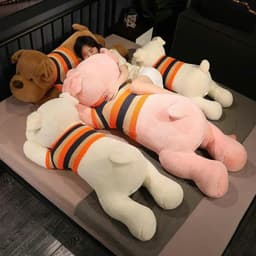 Gấu bông chó ôm-thú nhồi bông siêu cute Gấu bông chú chó mặc áo len đáng yêu dành cho bé ôm đi ngủ - MIU GẤU XINH 3