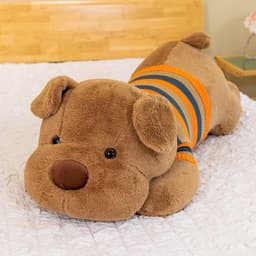 Gấu bông chó ôm-thú nhồi bông siêu cute Gấu bông chú chó mặc áo len đáng yêu dành cho bé ôm đi ngủ - MIU GẤU XINH 7