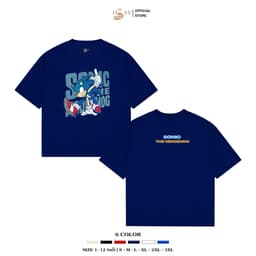Áo sonic the hedgehog, áo phông cho bé trai, áo thun cho bé form rộng, áo cộc tay , áo trẻ em nam mùa hè ISEE brand IS48 7