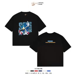Áo sonic the hedgehog, áo phông cho bé trai, áo thun cho bé form rộng, áo cộc tay , áo trẻ em nam mùa hè ISEE brand IS48 2