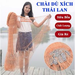 Chài Dù Bắt Cá Cao Cấp Mắt 2.4cm và 3.5cm Bung 5M-6M-8M Nặng 2.5kg - 3kg - 4kg - 5Kg 2