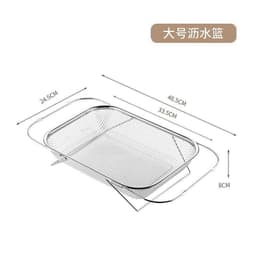 rổ lưới inox gác bồn rửa bát . rau củ quả đa năng.inox 304 chống rỉ 7