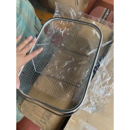 rổ lưới inox gác bồn rửa bát . rau củ quả đa năng.inox 304 chống rỉ 8