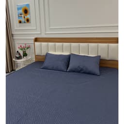 BỘ GA GỐI Chun Trần Bông Phi Lụa Bóng Các Loại Nhiều Màu Sắc  –  Kích Thước 1m2,1m4,1m5,1m6,1m8,2m2 8
