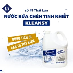 Nước rửa chén bát  Kleansy nhập khẩu Thái Lan Không Mùi Chính Hãng, An Toàn,Rửa Được Bình Sữa Trẻ Em 2