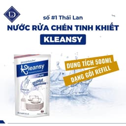 Nước rửa chén bát  Kleansy nhập khẩu Thái Lan Không Mùi Chính Hãng, An Toàn,Rửa Được Bình Sữa Trẻ Em 6