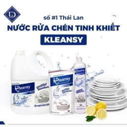 Nước rửa chén bát  Kleansy nhập khẩu Thái Lan Không Mùi Chính Hãng, An Toàn,Rửa Được Bình Sữa Trẻ Em 5