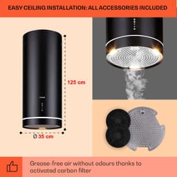 Máy hút mùi độc lập FANDI 8899ID SMART | Công suất 1400m3/h | Bảo hành 3 năm tại nhà toàn quốc| Hút độc lập 7