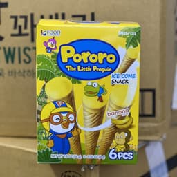Bánh Cây Kem Ốc Quế Pororo Hàn Quốc - Vị Chuối 3