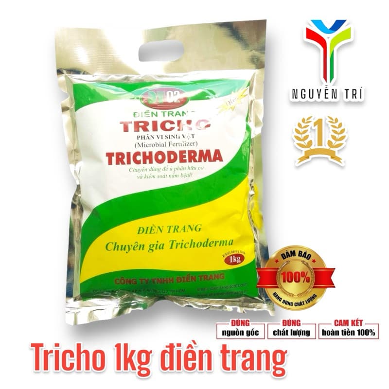 1 thùng 20 gói Nấm Trichoderma Điền Trang 1Kg: Cải tạo đất, tăng cường hệ vi sinh cho đất hiệu quả.