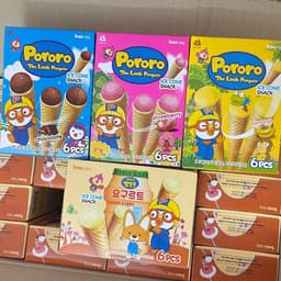 Bánh Kem Ốc Quế Pororo 54g Cho Bé Từ 1 Tuổi Nhập Khẩu Hàn Quốc 2