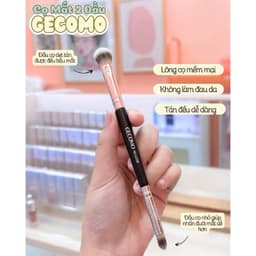 Cọ Trang Điểm Cọ Đánh Phấn Mắt DOLLY 2 đầu mềm mịn, Cọ Trang Điểm Mắt Chuyên Nghiệp GECOMO 2