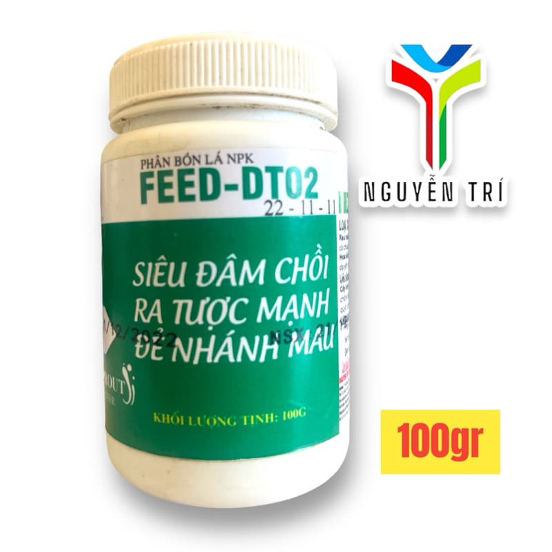 Bung đọt, bắn tược, xanh lá, 100gr cho 20 lít nước.