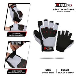Găng Tay Ngắn Ngón ZDK Z3, Bao Tay Thể Thao Lái Xe Đạp, Lái Xe Máy Bảo Vệ Tay An Toàn 2