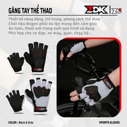 Găng Tay Ngắn Ngón ZDK Z3, Bao Tay Thể Thao Lái Xe Đạp, Lái Xe Máy Bảo Vệ Tay An Toàn 5