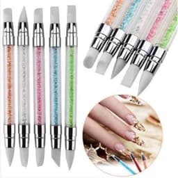 Bộ 5 bút Silicon miết Stick Nặn Hoa chà tráng gương 2 đầu đa năng, bộ cọ miết, nặn gel 7