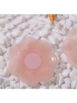 Sét 10 Miếng dán ngực, dán nhũ hoa, dán ti hộp thiếc màu xanh hình cánh hoa mai 6