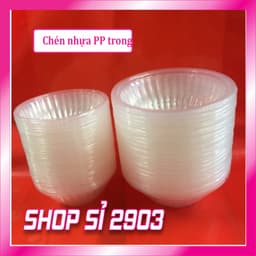 [COMBO 2 LỐC =100 CÁI] Chén nhựa trong tiện dụng 1