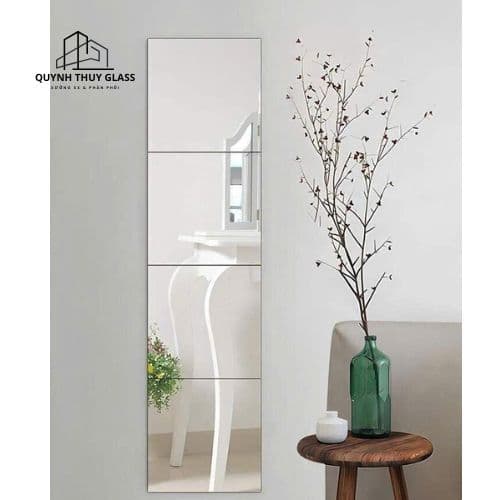 Gương ghép, gương dán tường soi toàn thân 20x20, 25x25 phôi thái giá xưởng.
