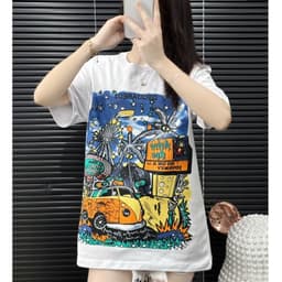 Áo Thun DS.Ape In Họa Tiết Trẻ Trung Siêu Nét Form Rộng Cottn Cao Cấp Mịn Dày 270gsm 3