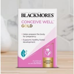 (date T3/2028) Viên uống Blackmores Conceive Well Gold giúp bổ cho trứng, tăng khả năng thụ thai, 56 viên 3