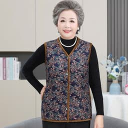 ( Tuyển sỉ)Áo gile chần bông người già hàng Quảng Châu cao cấp tặng bà và mẹ mùa đông 3