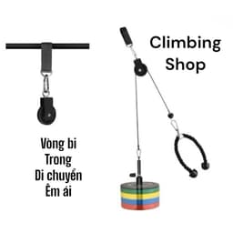Thiết bị tập thể dục Ròng rọc đứng Ròng rọc im lặng. Ròng rọc thiết bị ba đầu và lưng 3