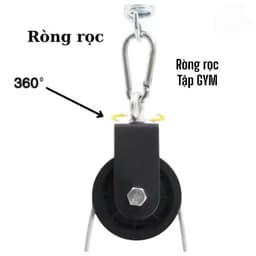 Thiết bị tập thể dục Ròng rọc đứng Ròng rọc im lặng. Ròng rọc thiết bị ba đầu và lưng 2