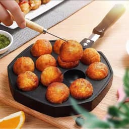 Set 2 Cây xiên lật bánh takoyaki cây lật bánh xiên nướng thịt 20cm chống nóng 5