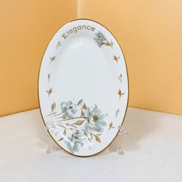 Bộ Bát Đĩa Gốm Sứ Tráng Men 26 Món Họa Tiết Hoa Mộc Hương Dày Dặn Sang Trọng 4