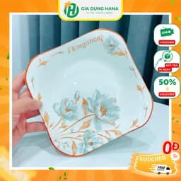 Bán Lẻ Bộ Bát Đĩa Hoa Mộc Hương Tráng Men Cao Cấp Sang Trọng Lịch Sự 1