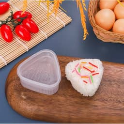 Combo 50 Túi Đựng Cơm Nắm Tam Giác Họa Tiết Hoạt Hình, Khuôn Đóng Cơm Trộn Rong Biển 8