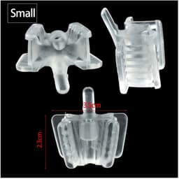 Cục cắn silicon nhựa trong suốt nha khoa 3