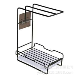 Kệ gác bồn rửa chén, giá treo giẻ rửa bát, khăn lau treo tường nhà bếp để bồn rửa chén có khay hứng nước tiện lợi 6