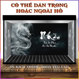 Tranh 3D dán hồ cá - tranh dán bể cá cảnh - decal dán bể cá thuỷ sinh - CÓ SẴN KEO DÁN 2